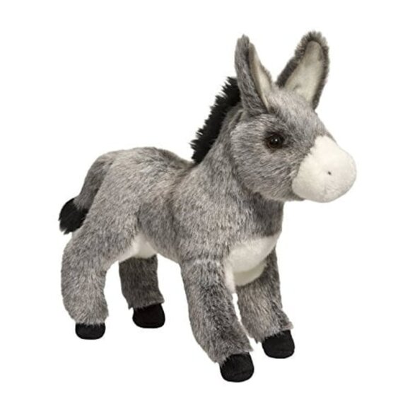 Douglas Plush New w/Tag Donkey Elwood Stuffed Animal 11" - Picture 1 of 12